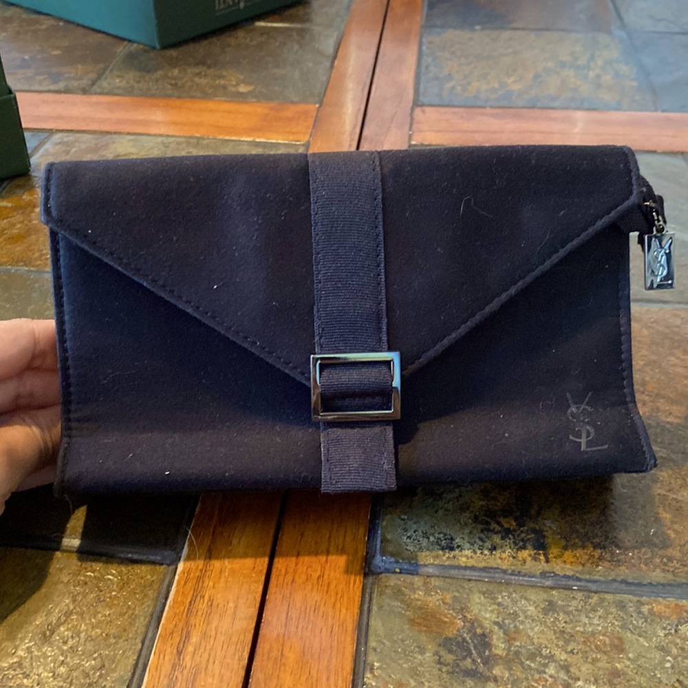 YSL black “perfume” clutch BRAND NEW